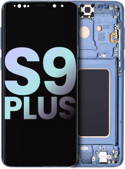 Oled Assembly Frame Samsung Galaxy S9 Plus Service Pack Coral Blue