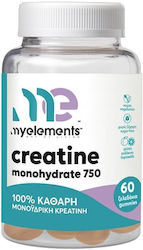 My Elements Creatine Monohydrate 750mg 60 ζελεδάκια My Elements Creatine Monohydrate 750mg 60 ζελεδάκια