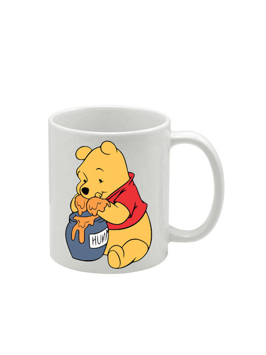 Λευκή Κούπα Winnie Pooh