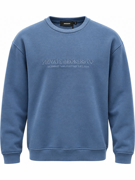 Brokers Jeans Суитшърт Син