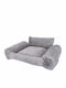 Nobleza Hundesofa Grau 65 x 50 cm
