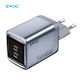 BWOO Încărcător Fără Cablu GaN cu 2 Porturi USB-C 45W Power Delivery Gri Închis (BO-CDA239)