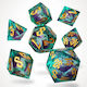 Set de zaruri RPG cu miez lichid Planar Pulse