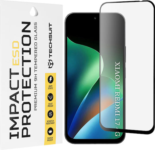 Techsuit Esd Glass за Xiaomi Redmi 17 4G Redmi 17 5G Черен