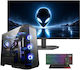 Vengeance NovaCore-V8 MSI Edition Gaming Desktop-PC (Ryzen 7-8700F/16 GB DDR5/1 TB SSD/Radeon RX 9070 GRE/Kein Betriebssystem) und Dell Monitor Alienware AW2726DL 27'' QHD 280 Hz IPS-Display