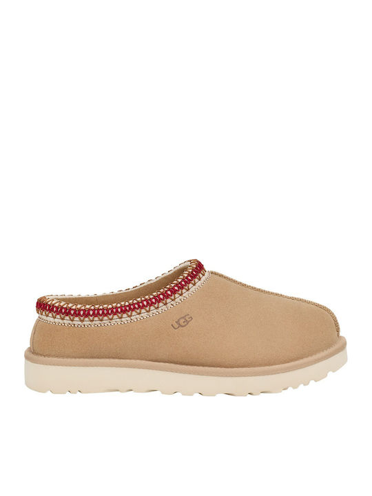 Tasman Suede Χειμερινές Γυναικείες Παντόφλες Κόκκινες