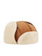 K Sheepskin Trapper W Stitch Gestrickte Kinder Mütze Braun