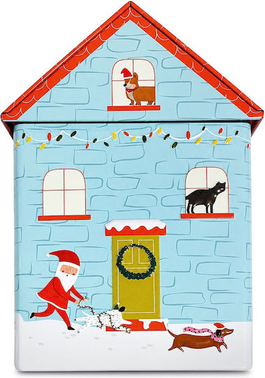 XMASfest Μεταλλικό Χριστουγεννιάτικο Κουτί για Δώρο 22x9x14.5εκ.