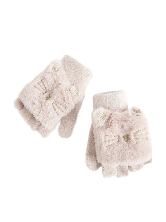 Kinderhandschuhe Gestrickt Rosa