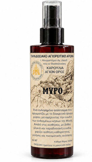 Παραδοσιακό Αγιορείτικο Άρωμα Εικόνων Χώρου Μύρο Αγ Δαυίδ Καρούλια Αγίου Όρους 250ml
