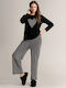 Infiore Winter Women's Black Pajama Set