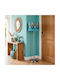 Floor Lamp with E27 Bulb Holder Blue