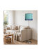 Floor Lamp with E27 Bulb Holder Multicolour