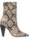 Damen-Stiefeletten Beige