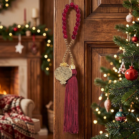 Grekas Hanging Home Lucky Charm Gold Metal 24cm