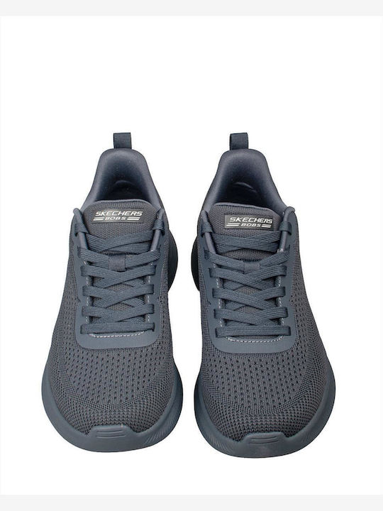 Skechers Bobs Moda Flex Herren Sneakers Grau Skechers Bobs Moda Flex Herren Sneakers Grau