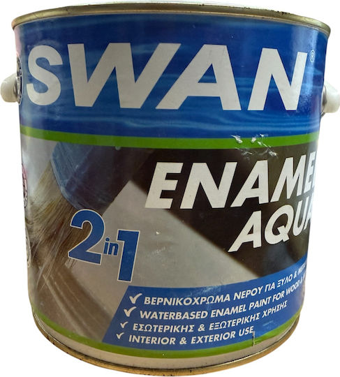 Minos Spray Enamel Aqua Varnish Paint 2.5lt White Glossy