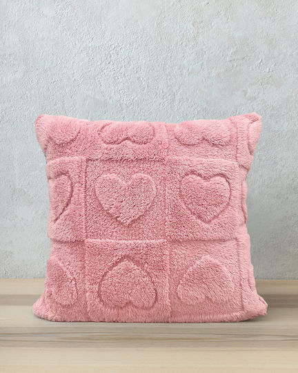 Nima Față de Pernă Decorativă Amoria Pink 45x45 cm