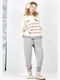 Gisela Winter Women's Pyjama Set White