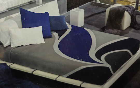 Manterol Casa Vip 558 Spanish Velvet Single Blanket 160x220cm Blue