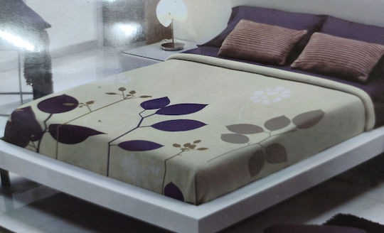 Manterol Casa Vip 553 Spanish Velvet Single Blanket 160x220cm Blue