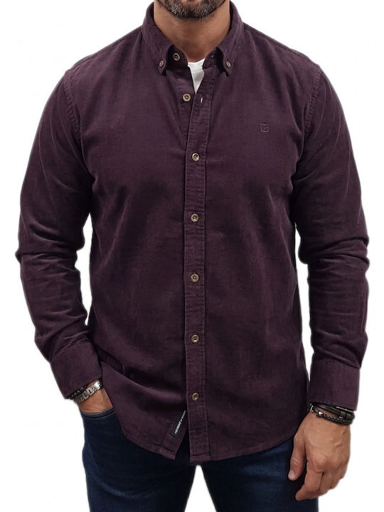 Rebase Long-Sleeve Corduroy Shirt in Regular Fi...