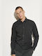 Long Sleeve Slim Fit Shirt Dark Blue