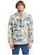 Boundary Mock Neck Polo Sweater Sand Khaki