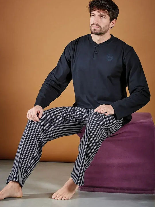 Paul Martin Winter Men's Pyjamas Navy