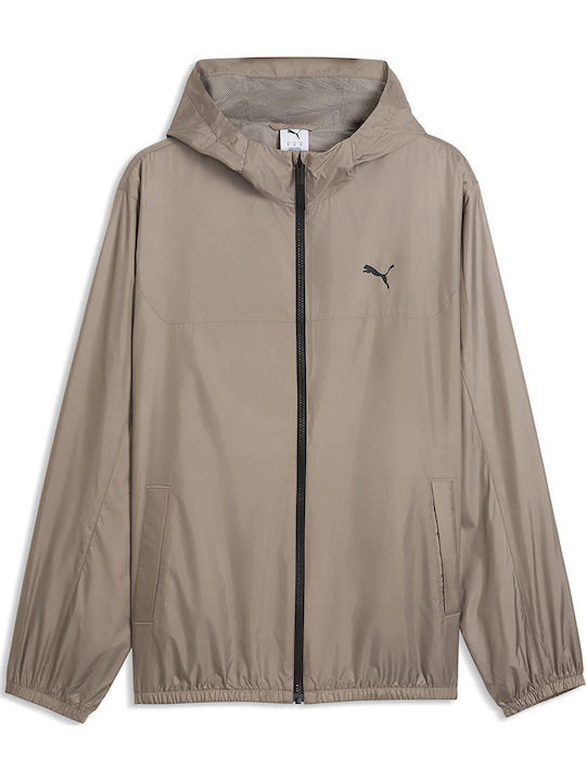 PUMA Winddichte beige Jacke