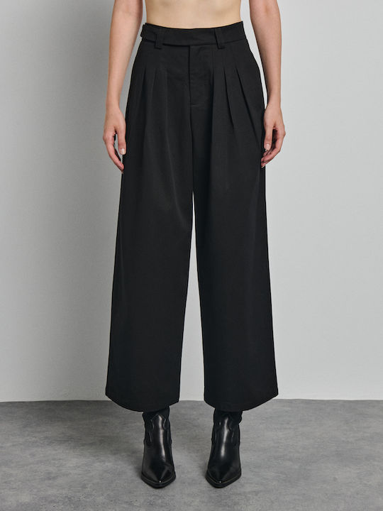 Sarah Damen Stoffhose Schwarz