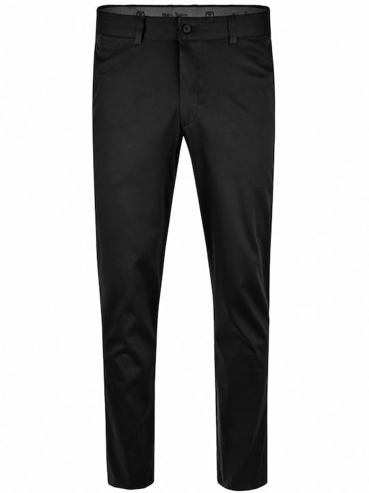 Makis Tselios Fashion Men's Black Chino Trousers