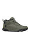 Motion 6 Leather Kids Ankle Boots with Laces Green