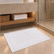 Nicefeelings Set of 6 White Hotel Bathroom Mats 50x70cm