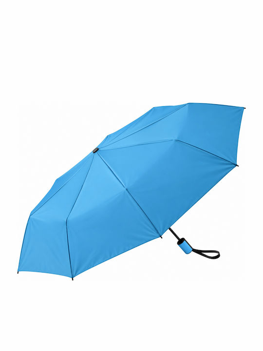 Rain Windproof Automatic Compact Light Blue Rai...