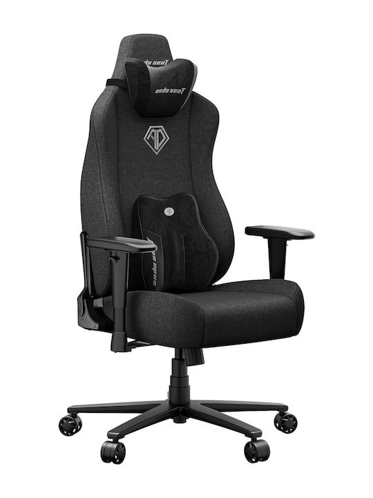 Anda Seat Novis Ultra XL Fabric Gaming Chair with Adjustable Arms Dark Grey