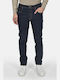 Ανδρικό Παντελόνι Τζιν Ελαστικό Slim Fit Blue Black