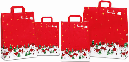 Rote Papierverpackungsbeutel 22x10x29 cm 250 Stück
