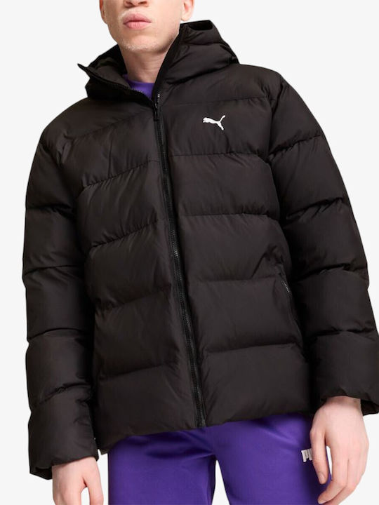 PUMA Winterjacke Puffer Wasserdicht Black