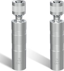 Set Chei Magnetice pentru Bujii 14 Mm 16 Mm 9/16" 5/8" Cu Articulație Cardanică Rotativă la 360° Tubulare cu Pereți Subțiri din Oțel Crom-Vanadiu cu Profil cu 12 Colțuri Compatibile cu Bmw Mini Nissan Antrenare 3/8 Inch Set Chei Magnetice pentru Bujii 14 Mm 16 Mm 9/16" 5/8" Cu Articulație Cardanică Rotativă la 360° Tubulare cu Pereți Subțiri din Oțel Crom-Vanadiu cu Profil cu 12 Colțuri Compatibile cu Bmw Mini Nissan Antrenare 3/8 Inch