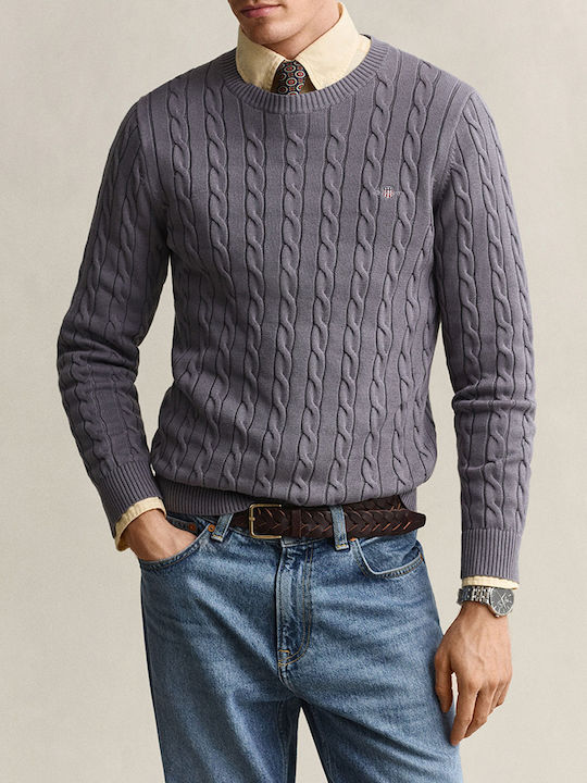 Gant Long-Sleeve Sweater Gray