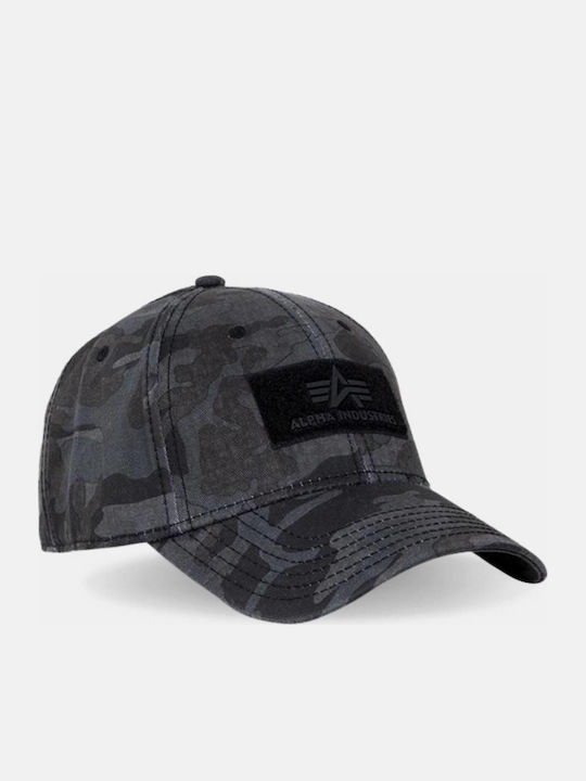 Шапка Alpha Industries с велкро в камуфлажен десен