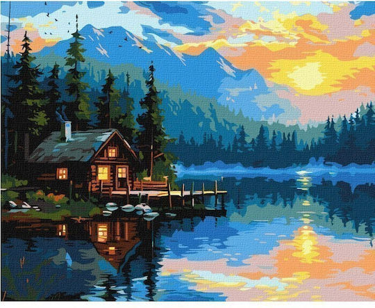 Ideyka Lakeside Coziness Painting for Children Aged 8+