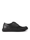 Black Leather Men's Casual Shoes