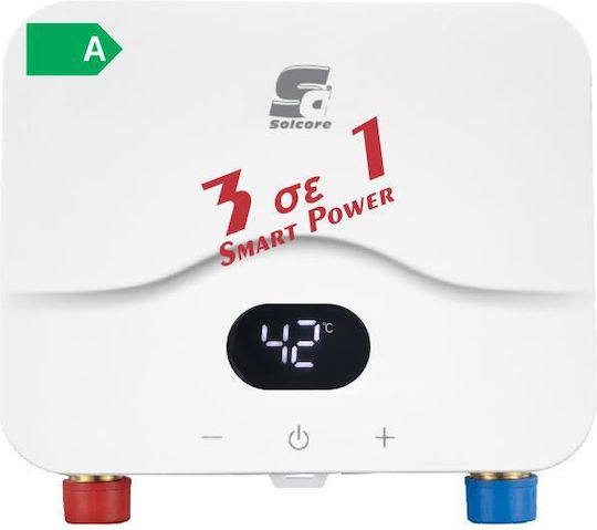 Solcore Încălzitor Instantaneu de Apă pentru Baie, Monofazic, Montat pe Perete, Inverter, 5.5kW
