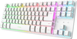 Trust GXT831 Thado Gaming-Tastatur Tenkeyless mit RGB-Beleuchtung (Englisch US) Weiß Trust GXT831 Thado Gaming-Tastatur Tenkeyless mit RGB-Beleuchtung (Englisch US) Weiß