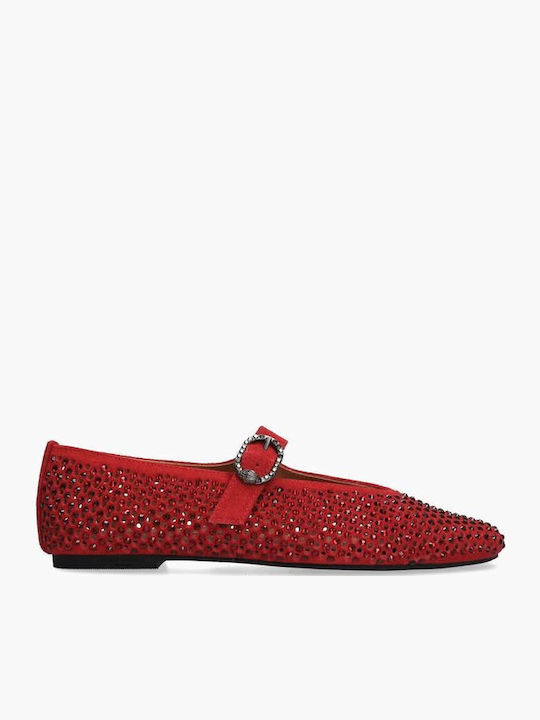 Kurt Geiger Дамски балетни обувки Червени