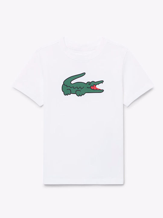 Lacoste Παιδικό T-shirt White