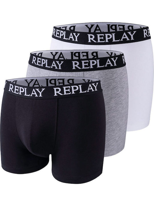 Men's Printed Multicolour Boxers 3-Pack