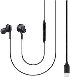Samsung Earbuds Handsfree Ακουστικά με Βύσμα USB-C Μαύρο